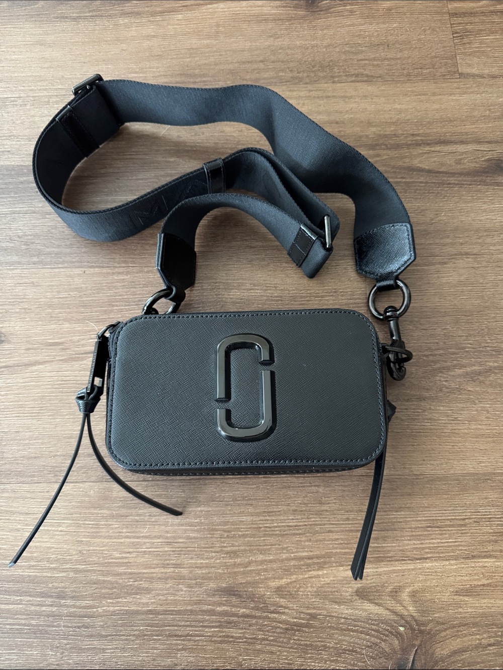 Marc Jacobs The Snapshot Crossbody DTM in Black - Picture 4 of 9